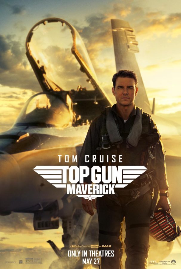 The poster for Top Gun: Maverick shows the main character walking away from his jet.