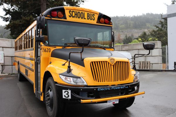 An example of an electric bus looks identical to a gas powered version.